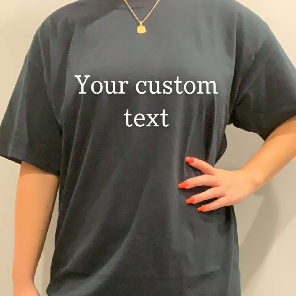 100% percent cotton black and white T-shirts!